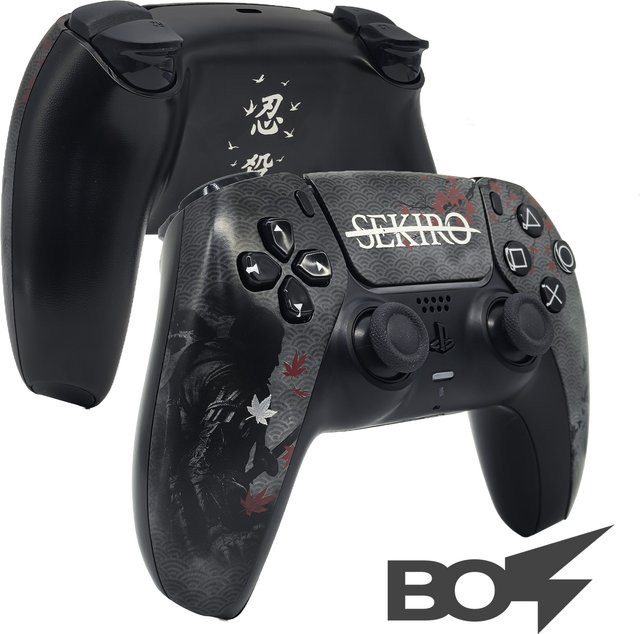 ZUIDID Wolf Custom Frontplatte mit Touchpad für PS5 DualSense Controller, Ersatz für BDM-010 bis BDM-050 - Bild 1