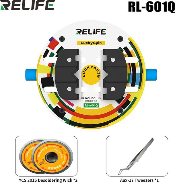 RELIFE RL-601Q Hitzebeständige Glasklemme, antistatisch für die Reparatur von Telefon, Motherboard, CPU und Chip - Bild 1
