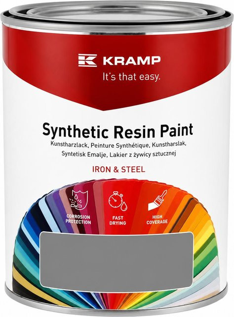 Kramp Lack passend zu Case IH Maschinen, Grau, 1 l - Bild 1