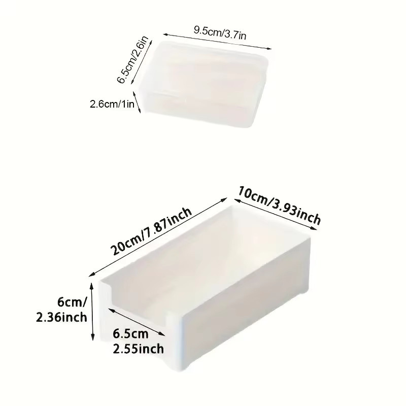Kabelorganisator Set aus Kunststoff mit 7 kleinen Boxen und 1 großen Box in Weiß zur Aufbewahrung von Ladekabeln und mobilen Geräten - Bild 3