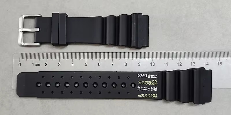 ND Limits Uhrenarmband Silikon, Schwarz, Herren - Bild 3