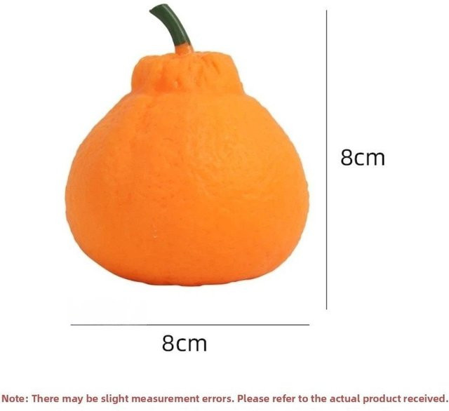 BC Pet Supplies Riesige Quetschies Obst Simulation, Orange Design - Bild 1