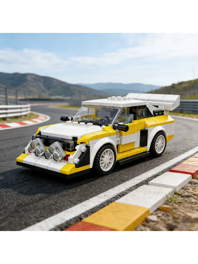 Doubuilt 3D Rennwagen-Modell, Baukasten, Set - Bild 3