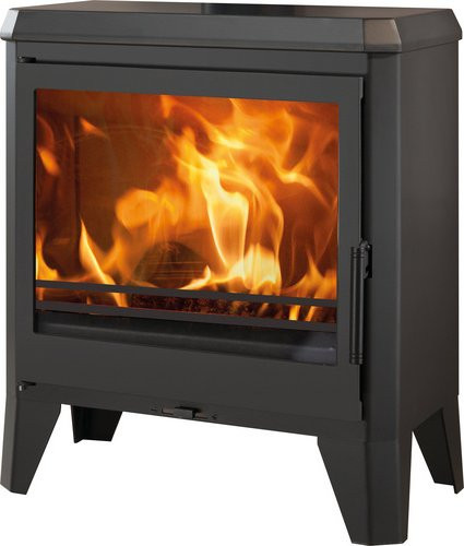 PANADERO Kaminofen Chambery in Schwarz-Metallic, B/T/H: 63 x 39 x 75 cm - Bild 1