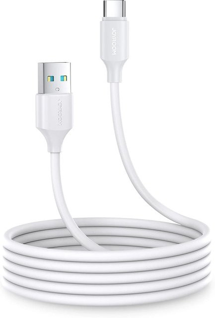 Joyroom Daten- und Ladekabel USB-A auf USB-C S-A9, 20W, Weiß, Länge: 2 m - Bild 1