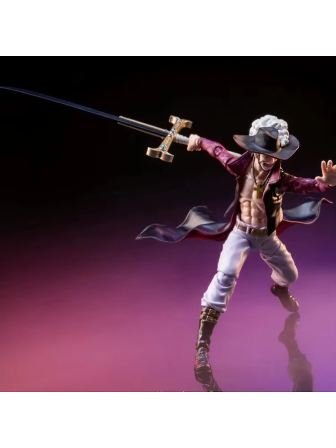 Bandai One Piece Dracule Mihawk Schwarzer Rock Kleidungsmodell, 1/12 Maßstab, Actionfiguren Zubehör - Bild 3