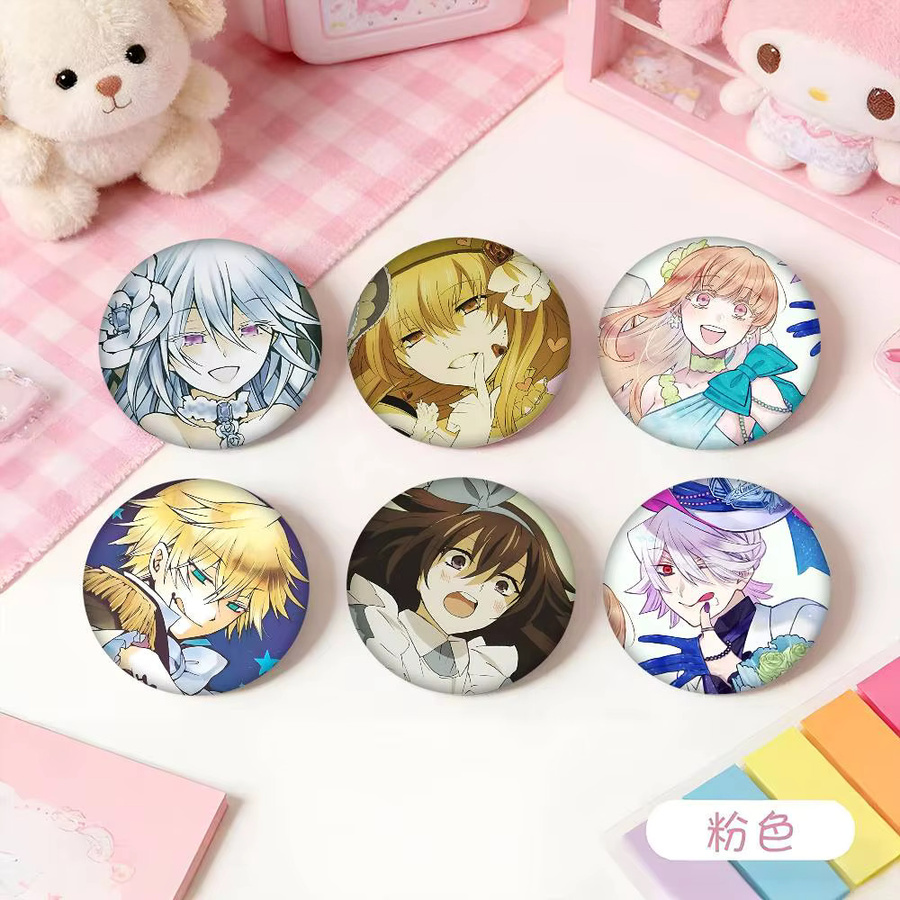 Charm H-Hearts Abzeichen, Cartoon-Stil, Emaille-Pin - Bild 2