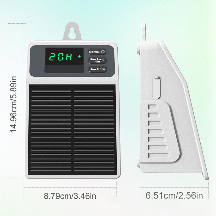 Musysh Solar Automatisches Tropfbewässerungsset mit intelligentem Timer für 10 Topfpflanzen zur Bewässerung deines Balkongartens - Bild 5