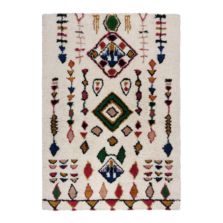 Flair Rugs Hochflorteppich Fes Shaggy in Mehrfarbig, Handgeknüpft, B/T: 160 x 230 cm - Bild 2