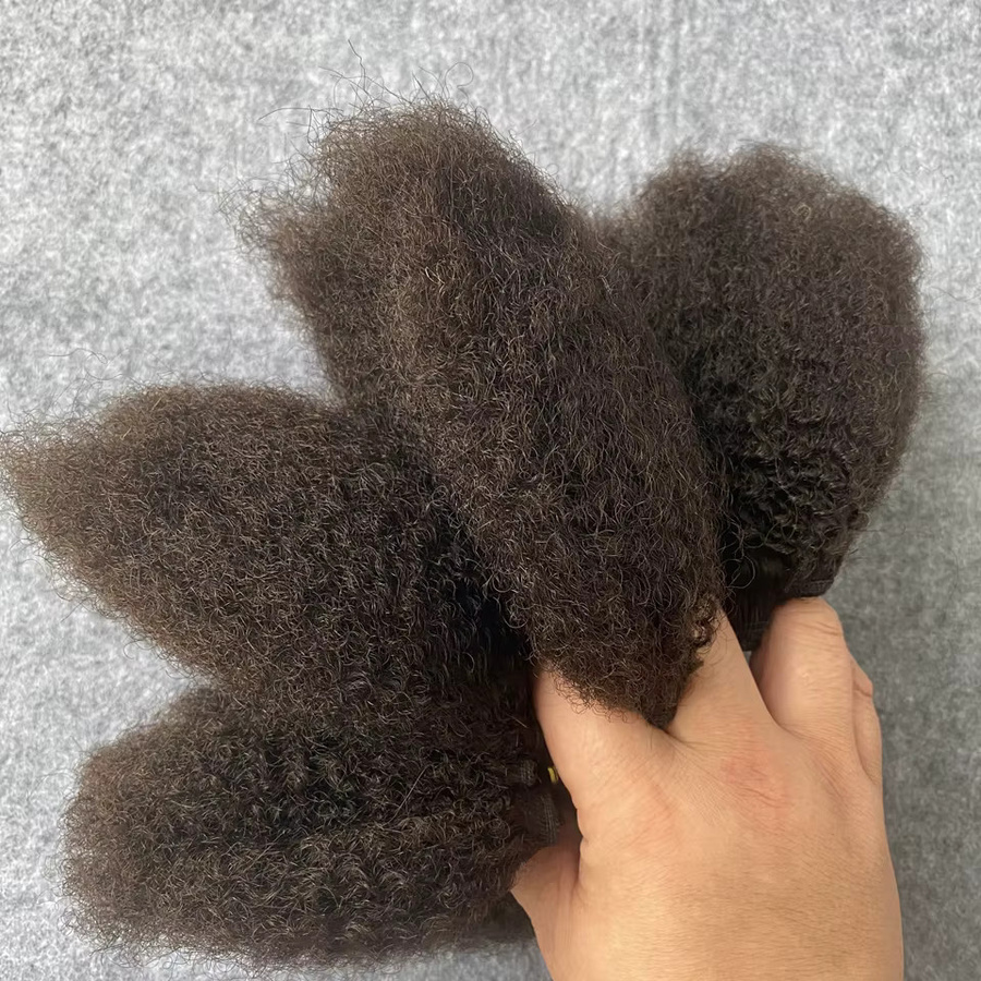 Charming Queen Remy Wellenhaarverlängerungen, 3 Bundles, Schwarz - Bild 3