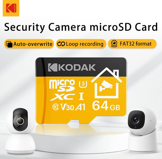 Kodak KI330 High Endurance Micro SD-Karte für Überwachungskameras und Dashcams V30 Speicherkarte - Bild 1