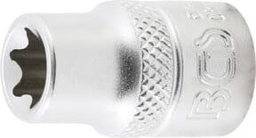 BGS Steckschlüssel-Einsatz E-Profil 6411, Antrieb 10 mm (3/8 Zoll), Schlüsselweite E11, Farbe Silber - Bild 1