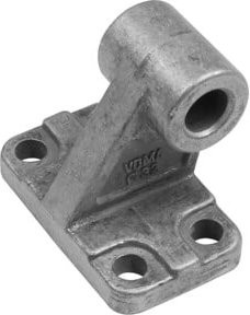 Riegler Gegenlager CETOP RP107P in Grau nach ISO 15552 und ISO 21287 mit Durchmesser 80 mm - Bild 1