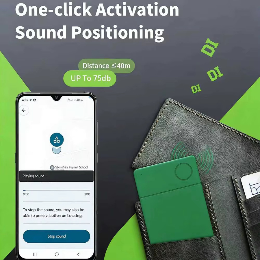 Google Find Hub Smart Tag Langstrecken-Tracker mit App zur Fernortung für Android, Pixel, Xiaomi und Vivo, Schwarz - Bild 2
