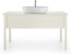 Duravit Waschtischunterschrank Luv in Weiß Matt, B/T/H: 133,8 x 57 x 74,3 cm - Bild 1