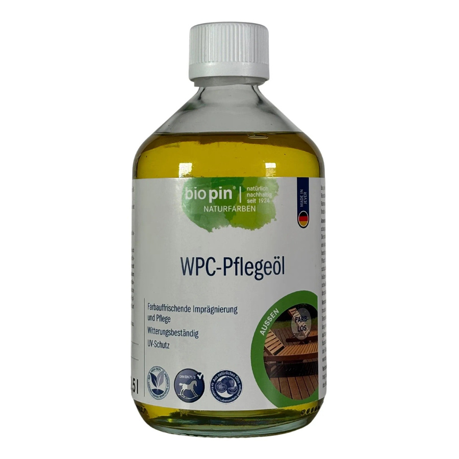 Biopin WPC-Öl farblos 0,5 l - Bild 2