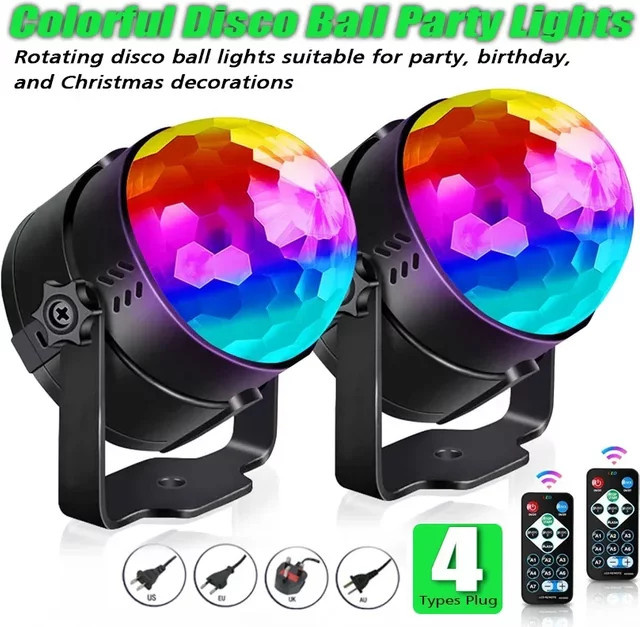 Heinast RGB LED Kristall Magic Ball Effektlampe in Multicolour für Party und Disco - Bild 1