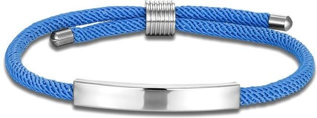 YULIN Medizinisches Alarmarmband, Edelstahl, Blau, Unisex - Bild 1