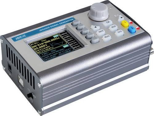 Joy-it JDS-2960-60MHz Funktionsgenerator in Silber, 2-Kanal Signalgenerator mit 0 Hz bis 60 MHz für Arbiträr, Dreieck, Lorentzkurve, Puls, Rampe und Rauschen, netzbetrieben via USB-C - Bild 1
