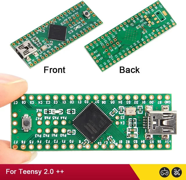 HeroAngel Teensy++ 2.0 AT90USB1286 Arduino AVR Experiment Board in Grün - Bild 1