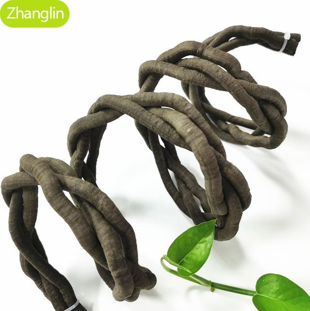 Zhanglin Künstliche Efeu-Rankpflanze Grün, Hängende Kletterpflanze für Aquarium, Aquascape und Wohnzimmer, Länge: 100 cm - Bild 1