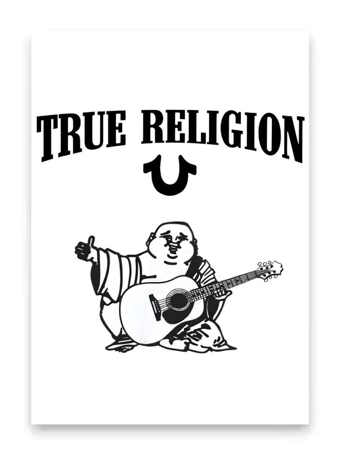 True Religion Wandkunst Poster in Schwarz, ästhetische HD-PVC Wanddekoration, Rechteckig, B: 20 cm, H: 15 cm - Bild 5