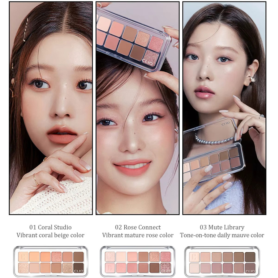 CLIO Pro Augenpalette Air, 01 Coral Studio, Puder - Bild 2