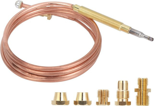 VGEBY Universal Gas Thermoelement Ventil als Kamin Ersatz Temperatur Controller Sonde inklusive 5 Muttern für Warmwasser Kessel und Öfen - Bild 1