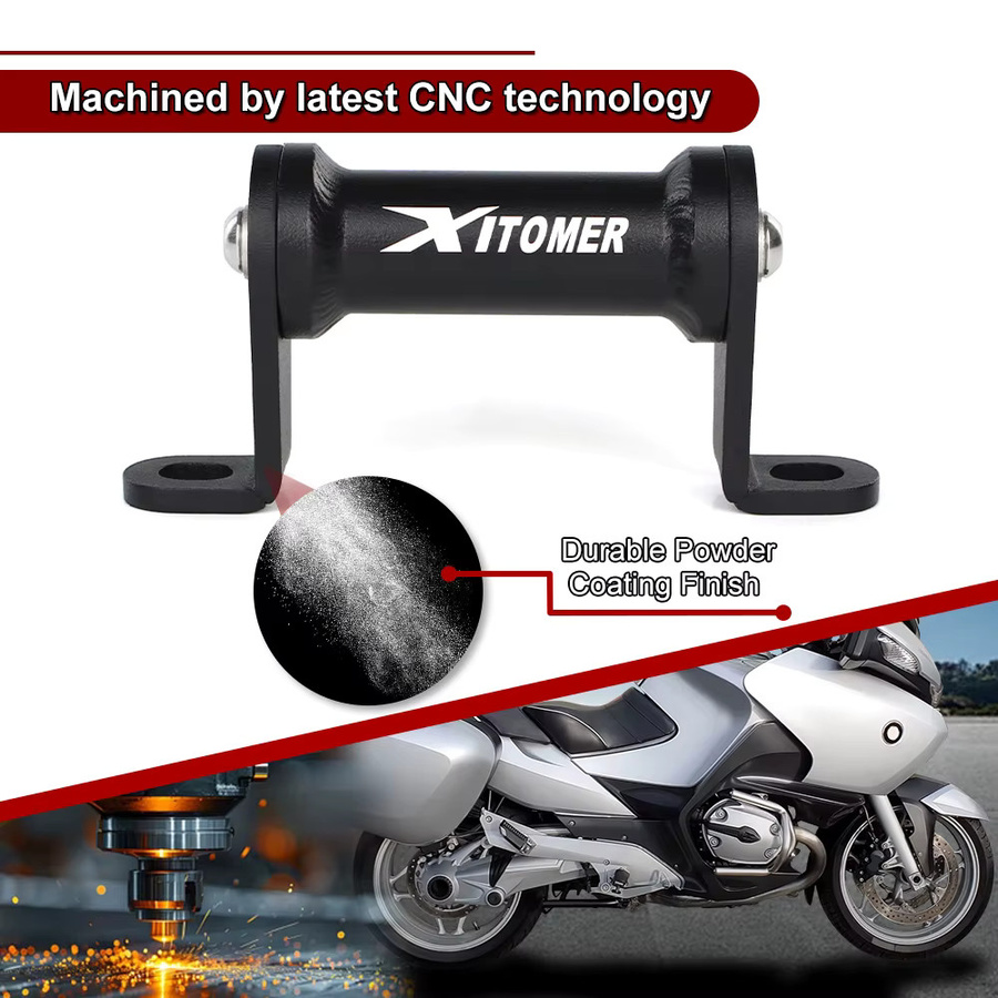 XITOMER GPS Halterung und Telefon Ständer für BMW R1200RT (2005-2013) in Schwarz - Bild 5