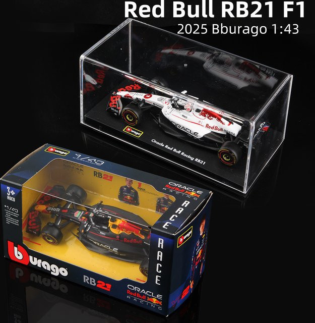 Bburago Red Bull RB21 Formel-1-Modellauto, 1:43, ab 3 Jahren - Bild 1