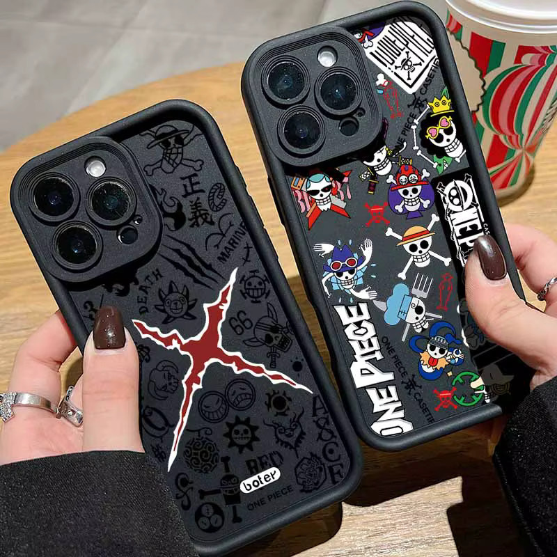 Schutzhülle mit Augen-Leiter-Design für Apple iPhone 17 Air 16E 16 15 14 13 12 Mini Pro Max Plus in Schwarz - Bild 1