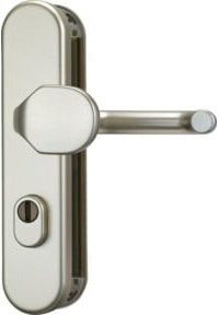 ABUS WET-SI Wechselgarnitur in Silber mit Langschild und gelochtem Profilzylinder 8/72 KLZS714 - Bild 1