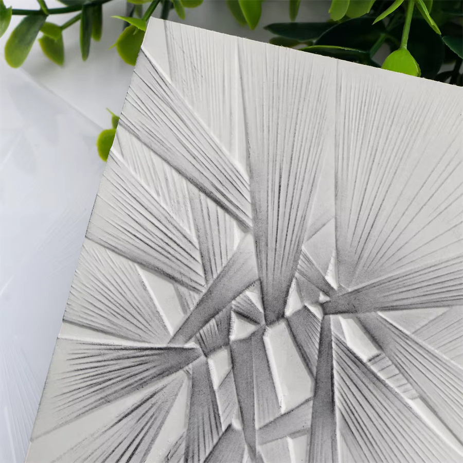 3D-Prägeordner mit langen Streifenstrahlung und verflochtenen Strahlen für Scrapbooking und Bastelprojekte - Bild 2
