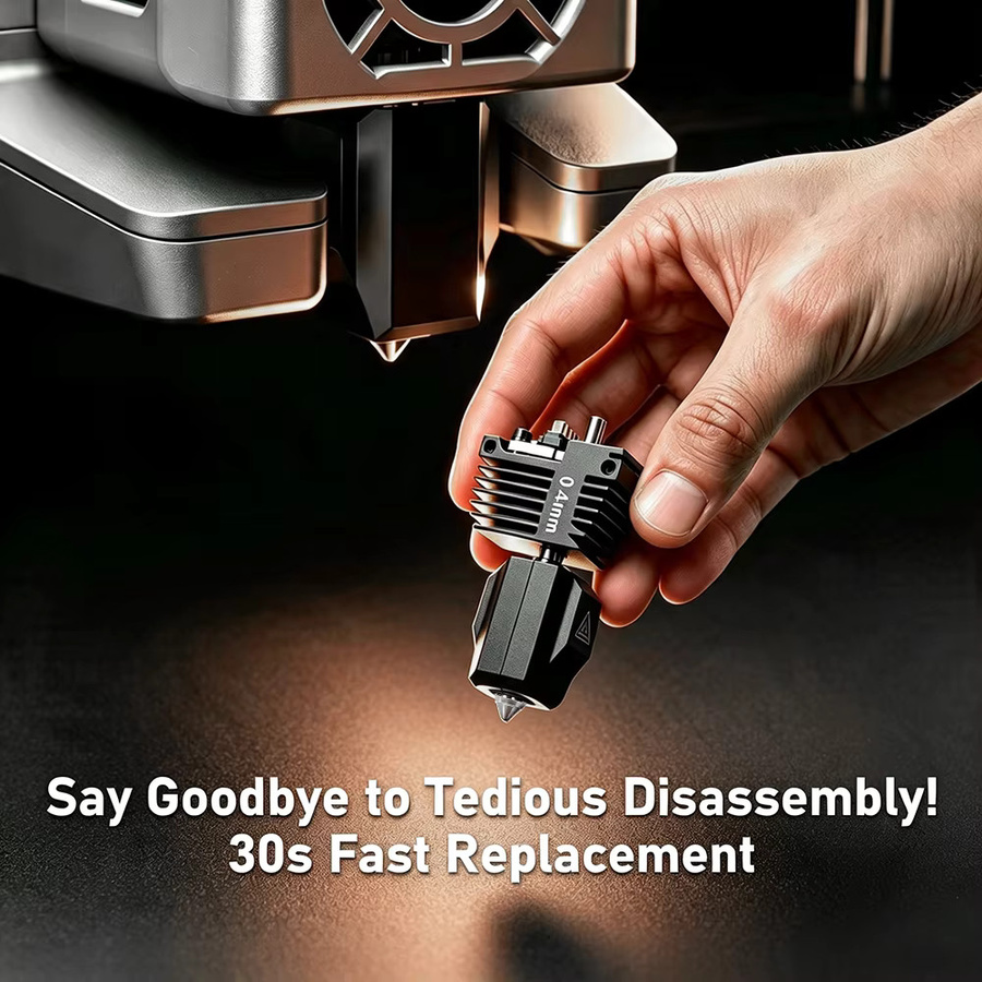4-teiliges Hotend-Kit Flashforge C5 Pro Extruder-Ersatzbaugruppe inklusive Silikon-Reinigungsbürste für den Creator 5 Druckkopf - Bild 5