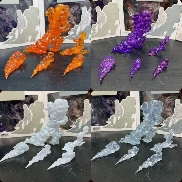 Bandai Rauchwolken-Effekt-Zubehörset, Maßstab 1:12, mehrfarbig, Zubehör - Bild 1