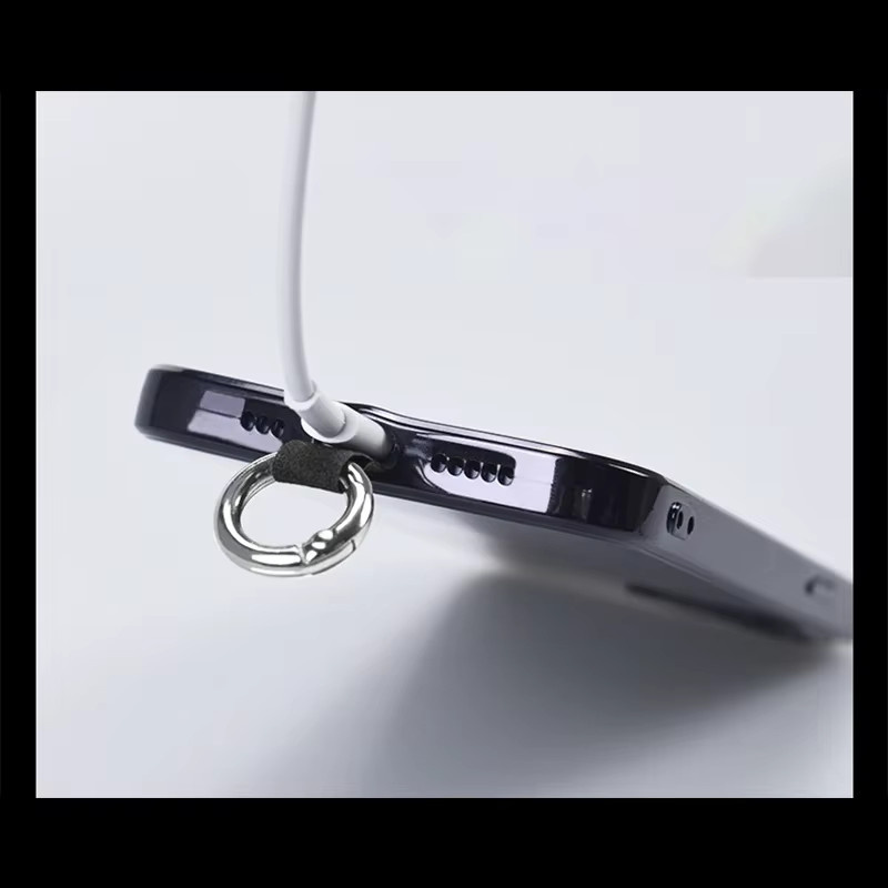 Einfachheit Crossbody Handy Lanyard in Blau mit verstellbarem Halsriemen und Universal-Clip zur Verlustprävention - Bild 2