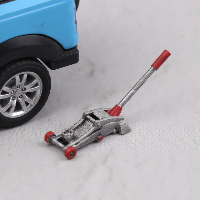 Discover Intime Mini Auto Hebebock Modell 1/64 Garage Reparatur Zubehör - Bild 1