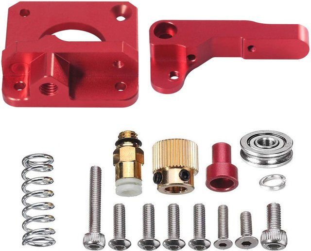 Creality Aluminium MK8 Extruder Drive Feed für FDM 3D-Drucker in Rot - Bild 1