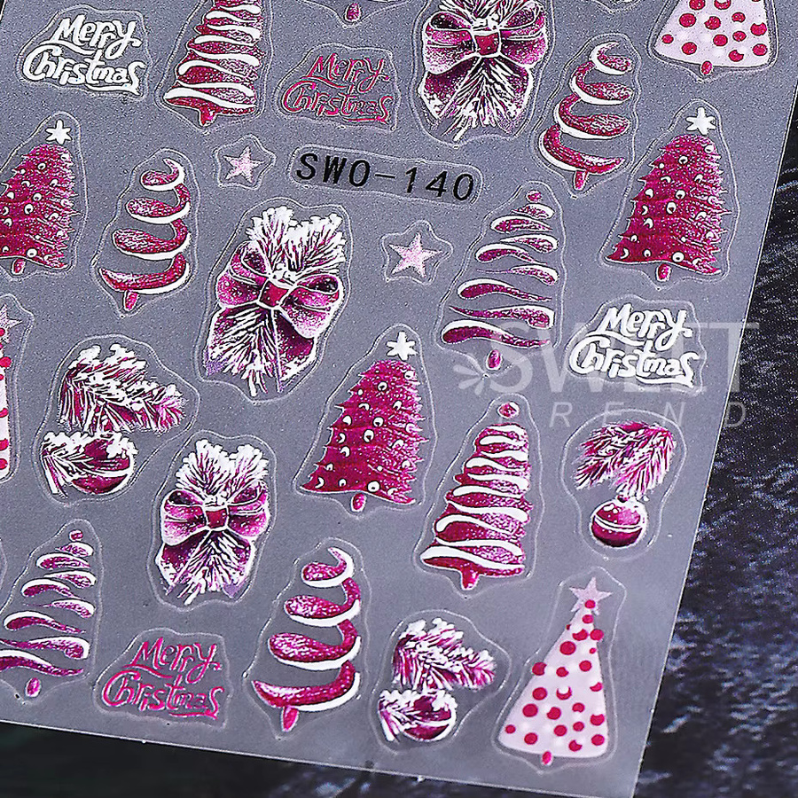 SWEET TREND Nagelaufkleber, Lila, 2 Stück - Bild 2