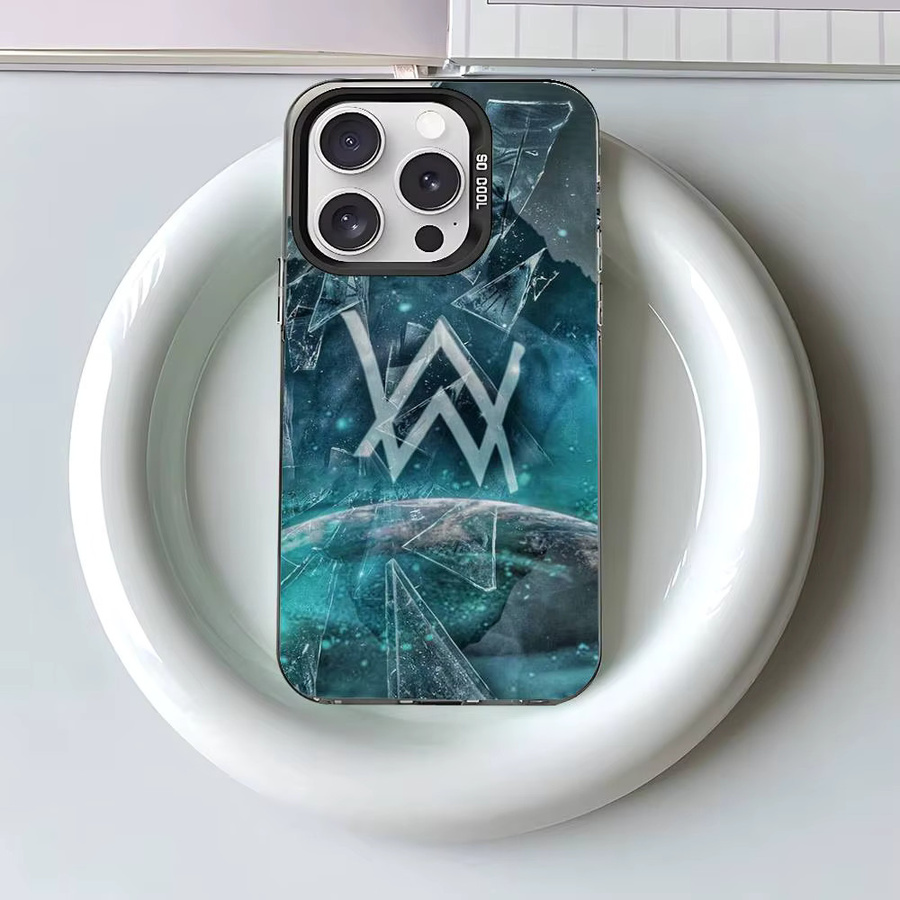 Stoßfeste Alan Walker DJ Handyhülle für Apple iPhone in Schwarz und Weiß - Bild 4