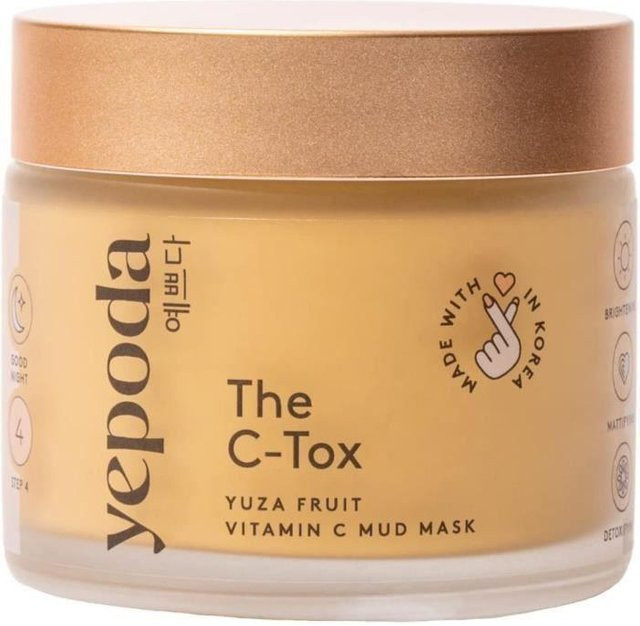 YEPODA THE C-TOX Gesichtsmaske, 80g, Vitamin C, Vegan - Bild 1