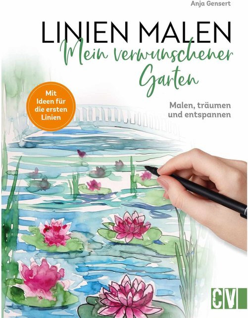 Christophorus Verlag Linien Malen Mein verwunschener Garten für Erwachsene - Bild 1
