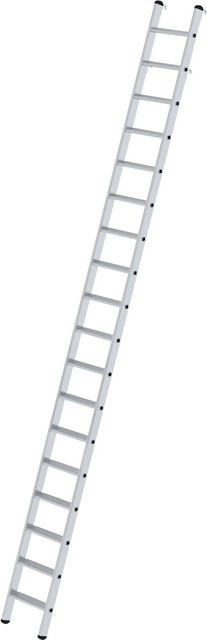 PROREGAL Stufen-Regalleiter Einhängbar, 18 Stufen, Silber - Bild 1