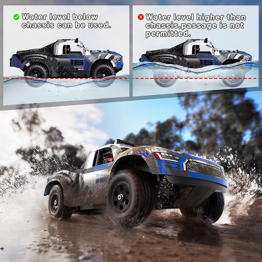 Womaqu Damen-RC-Auto, Maßstab 1:16, 4WD All-Terrain, mit LED-Lichter, ab 14 Jahren - Bild 2