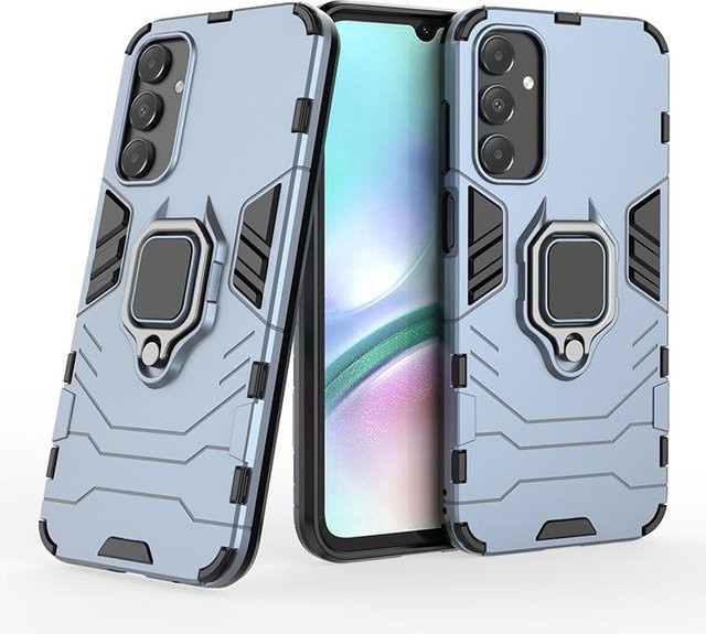 Stoßfeste Handyhülle mit Ringständer für Samsung Galaxy A05S A15 A81 A91 M01 M02 M04 M10 M11 M12 M13 M20 M21 M22 in Blau - Bild 1