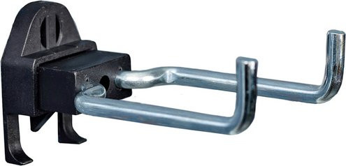 Küpper Systemhalter aus Kunststoff in Silber-Schwarz, 4 Stück - Bild 1