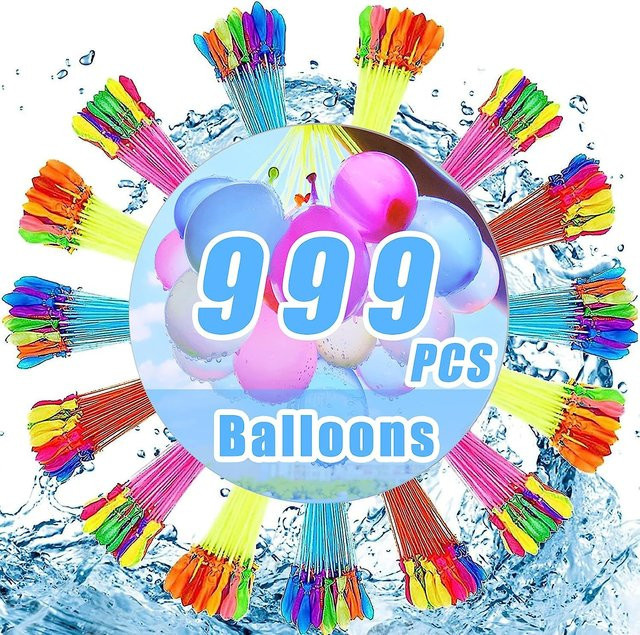 Kidsly Wasserballons, Bunt / Mehrfarbig, 999 Stück, ab 12 Jahre - Bild 1