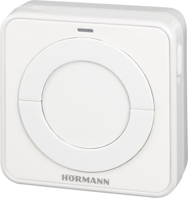 Hörmann Funk Innentaster FIT 2-1 BS Wandtaster für 2 Funktionen, Weiß, B/T/H: 8 x 8 x 4,5 cm - Bild 1