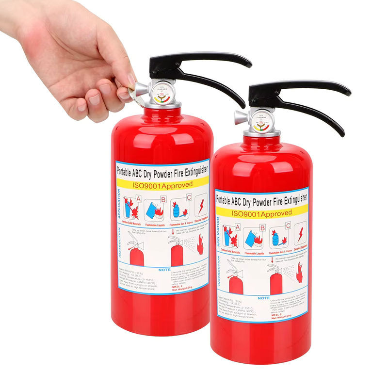 Rotes Sparschwein in Feuerlöscher-Design aus Metall als kreatives Geschenk für Kinder zum Geldsparen - Bild 1