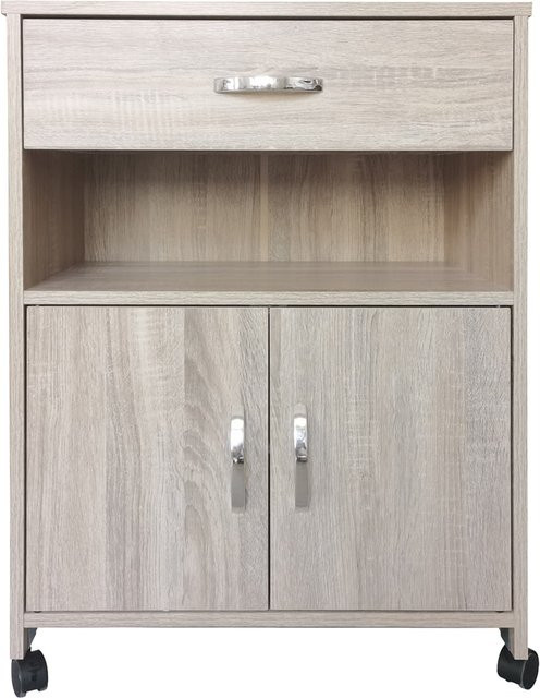 HTI-Living Küchenschrank Sonoma Blanca in Weiß und Beige, B/T/H: 80 x 40 x 60 cm - Bild 1
